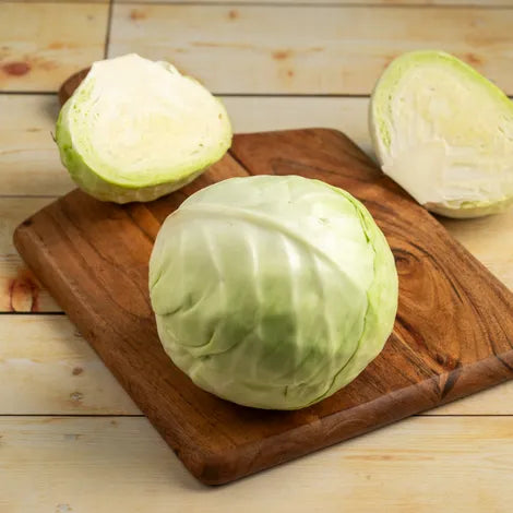 Cabbage (Patta Gobhi)  - Organically Grown, 1 pc (approx. 400-700g)