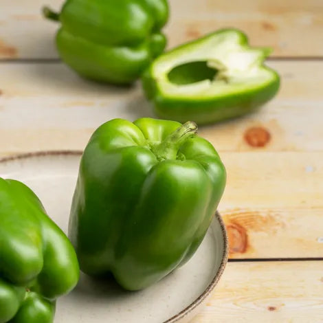 Organically Grown Green Capsicum - 250 g
