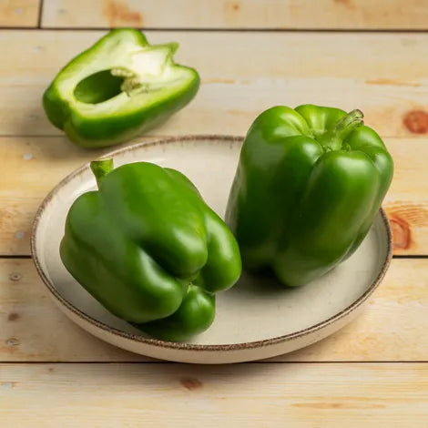 Organically Grown Green Capsicum - 250 g